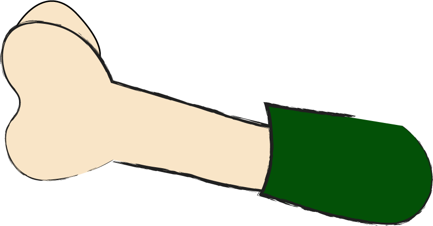 Bras de Marie frappant à la porte